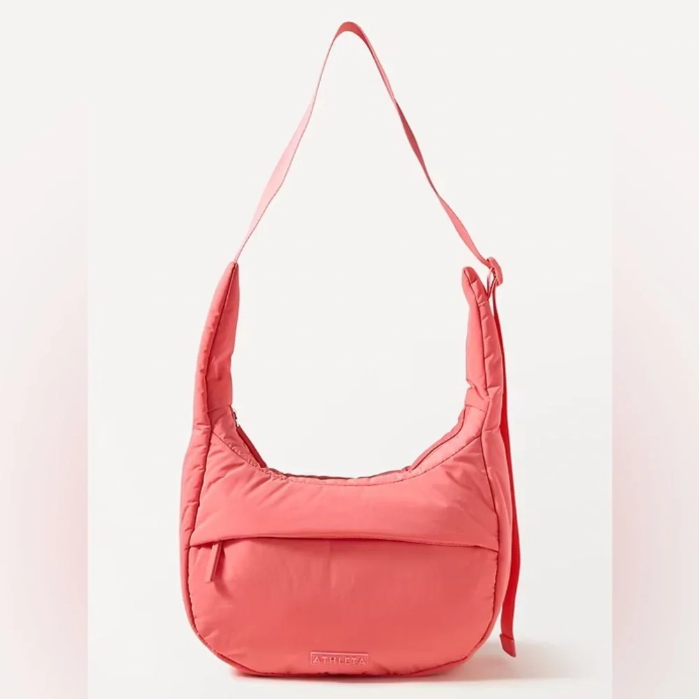 NWT Athleta All About Small Crossbody Hobo Bag  in Mimosa Pink